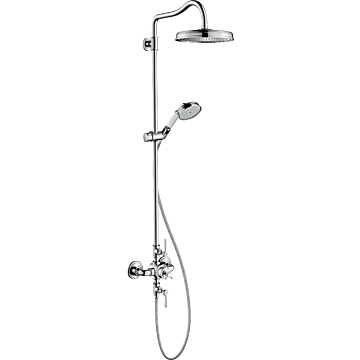 AXOR Montreux Showerpipe med termostat og hovedbruser 240 1jet, flere farver