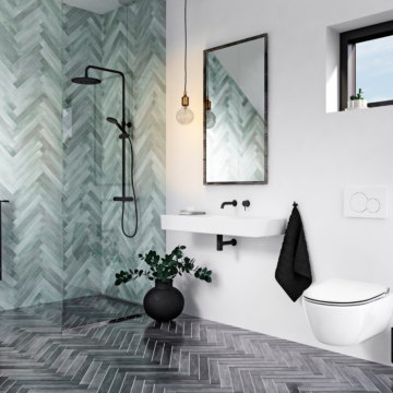 Pressalit toiletsæde med låg model Sway D med soft close og quick-release, mat hvid