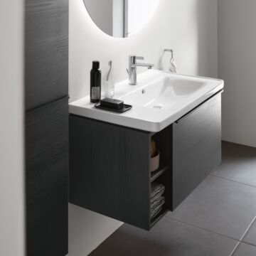 Duravit D-Neo Vaskeskab m. 2 skuffe, sort eg