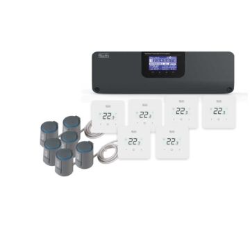 Roth Touchline® SL.  kontrolenhed til 6 rumtermostater, Gulvvarmepakke
